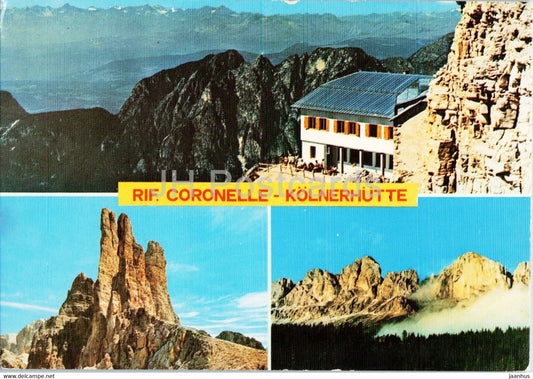 Rif Coronelle - Kolnerhutte - Gruppo del Catinaccio - 1977 - Italy - used - JH Postcards