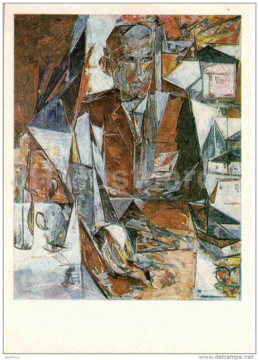 painting by H. Roode - The Thinker , 1967 - estonian art - Estonia USSR - 1984 - unused - JH Postcards
