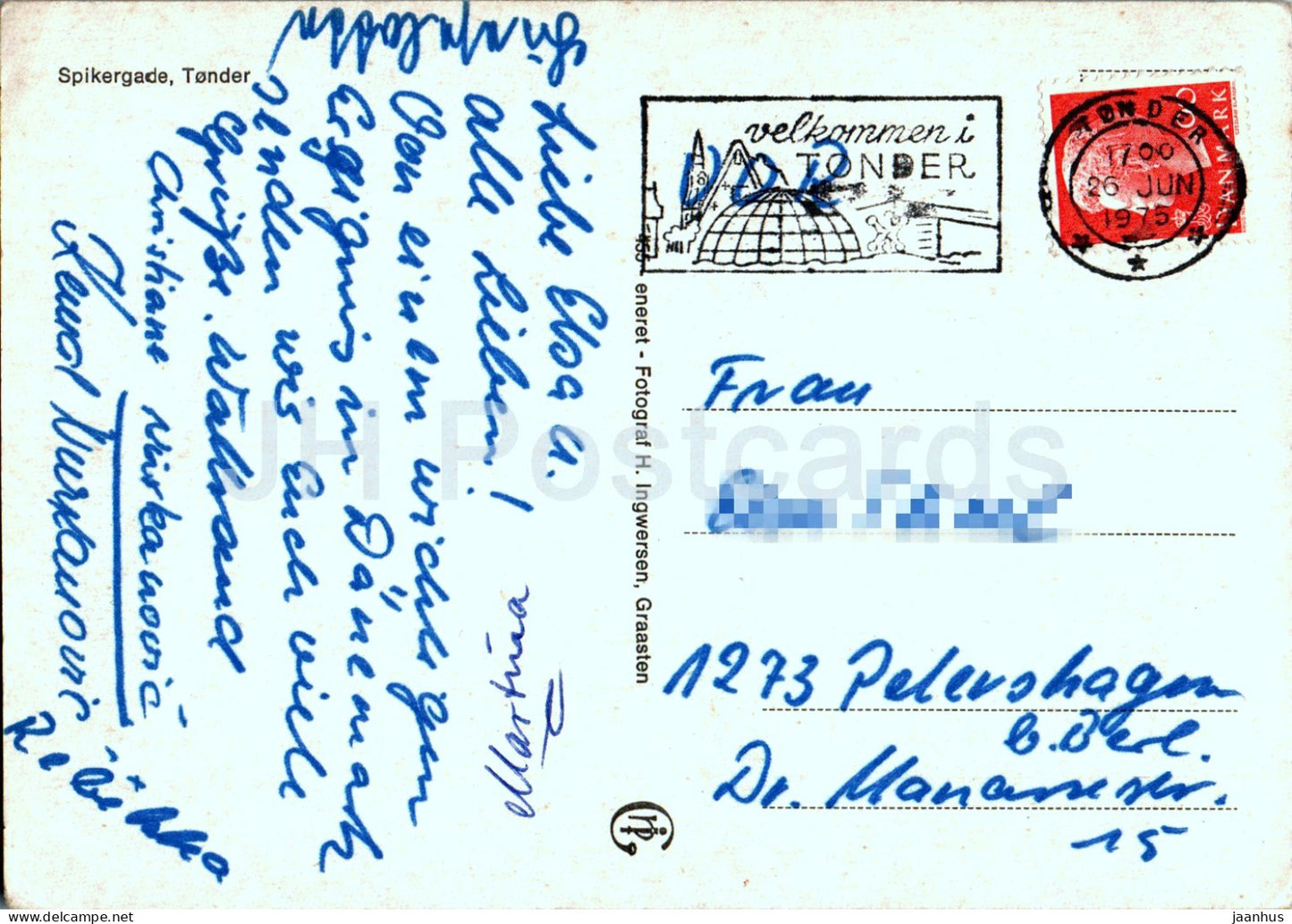 Spikergade - Tonder - 455 - 1975 - Denmark - used