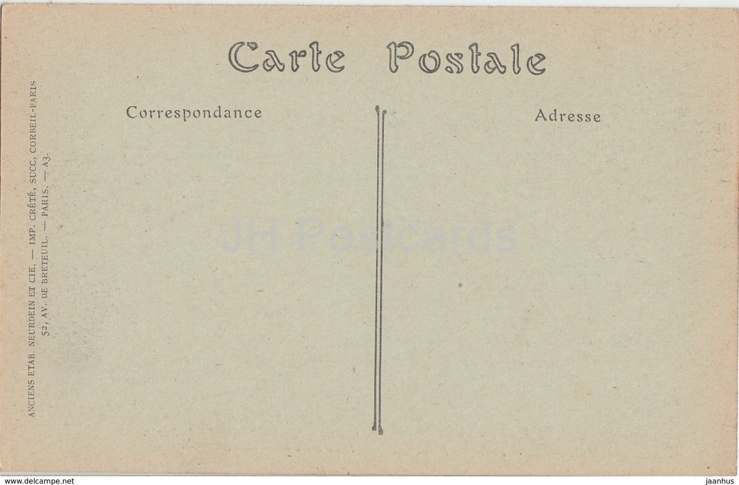 Chateau de Blois - Escalier Francois Ier - Frontons de Porte - 410 - old postcard - France - unused