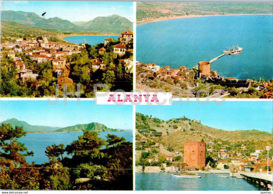 Alanya - Views from the City - multiview - 1987 - Turkey - used - JH Postcards
