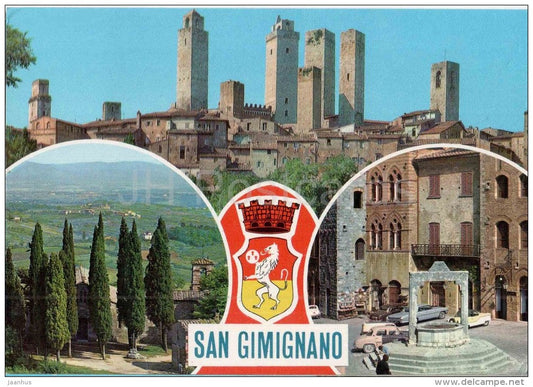 San Gimignano - Toscana - 138 - Italia - Italy - sent to Germany 1982 - JH Postcards