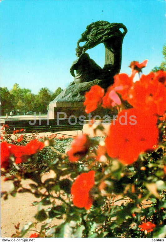 Warsaw - Warszawa - Pomnik Fryderyka Chopina - Frederic Chopin monument - Poland - unused - JH Postcards