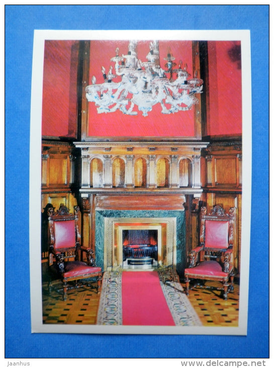 lobby - interior - Livadia Palace - 1978 - Ukraine USSR - unused - JH Postcards