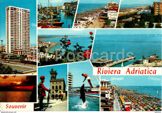 Riviera Adriatica - multiview - 12348 - 1970 - Italy - used - JH Postcards