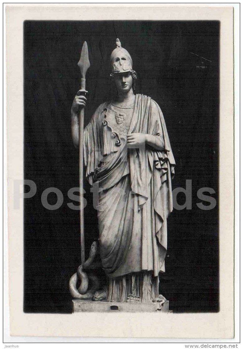 sculpture - 3 - art - old photo card - Russia USSR - unused - JH Postcards