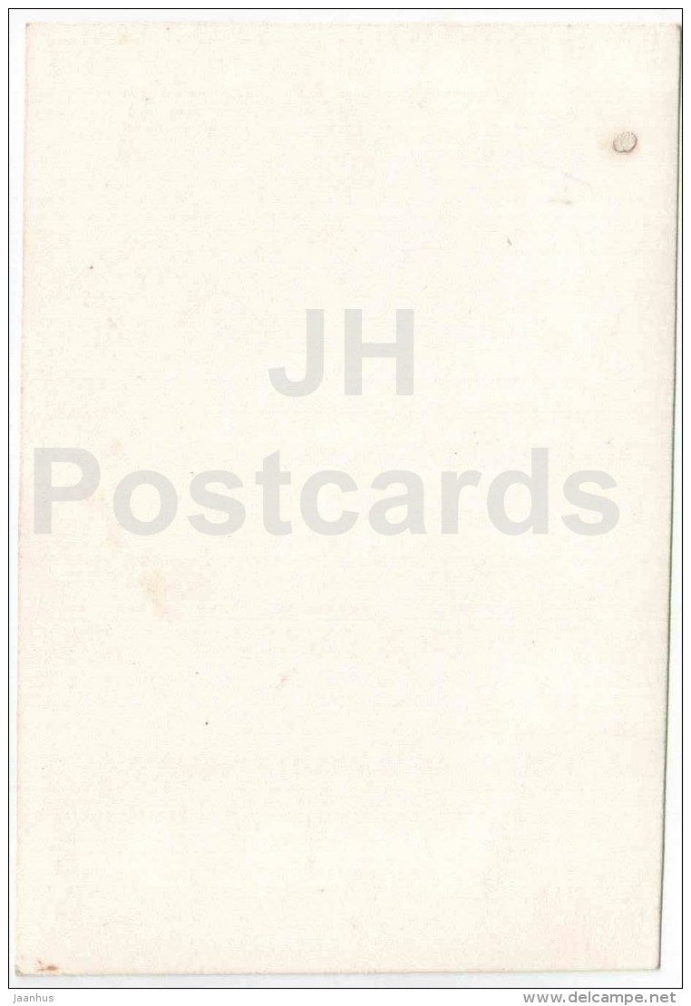 sculpture - 3 - art - old photo card - Russia USSR - unused - JH Postcards