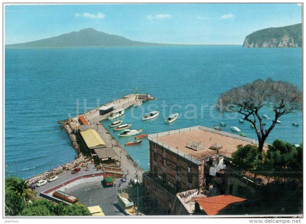 Il Porto - harbour - Sorrento - Napoli - Campania - 17345 - Italia - Italy - sent from Italy to Germany 1969 - JH Postcards