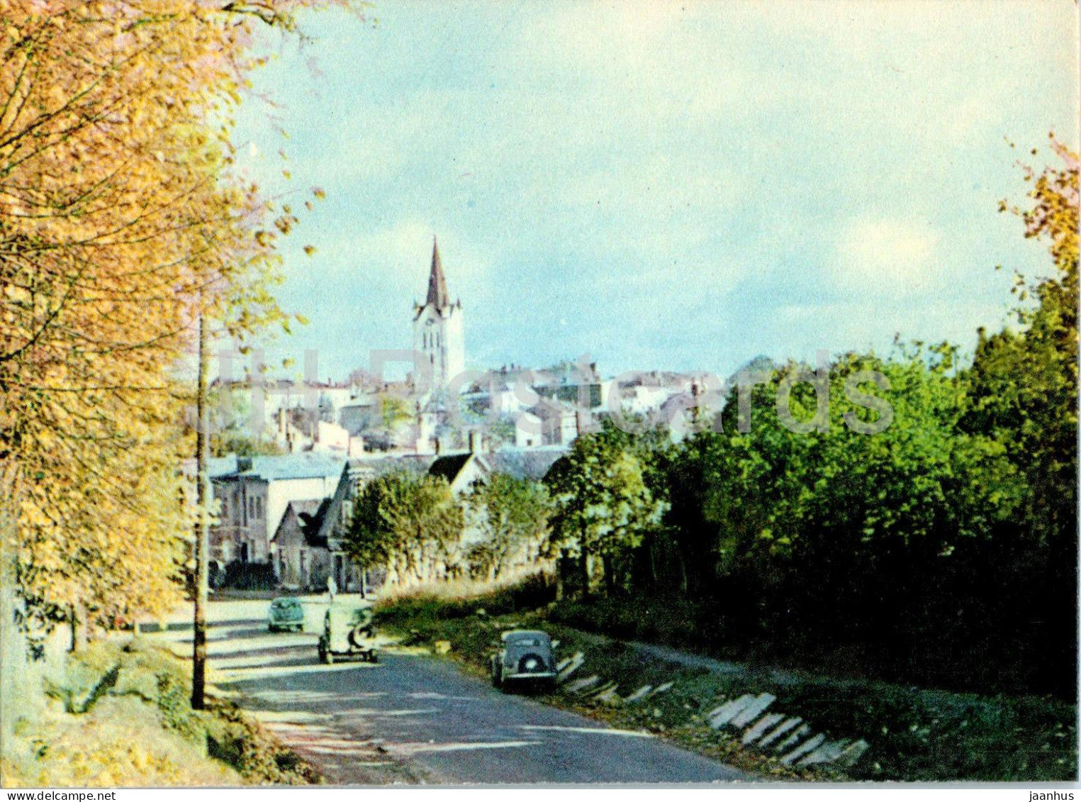 Cesis - general view - Latvia USSR - unused - JH Postcards