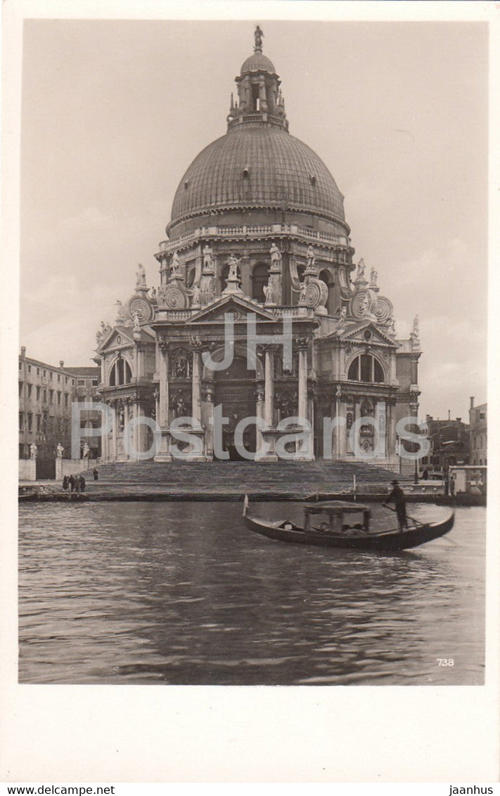 Venezia - Vendig - Venice - Santa Maria della Salute - 738 - old postcard - Italy - unused - JH Postcards