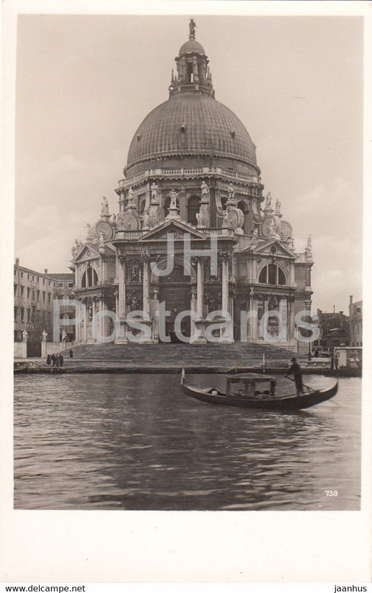 Venezia - Vendig - Venice - Santa Maria della Salute - 738 - old postcard - Italy - unused - JH Postcards