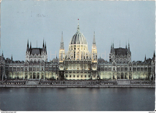 Budapest - Parliament - 1979 - Hungary - used - JH Postcards