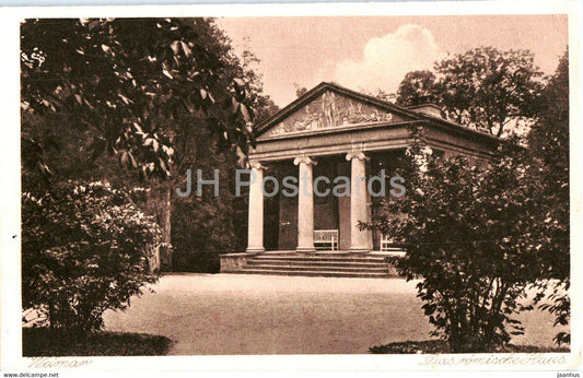 Weimar - Das Romische Haus - 14950 - old postcard - Germany - unused - JH Postcards