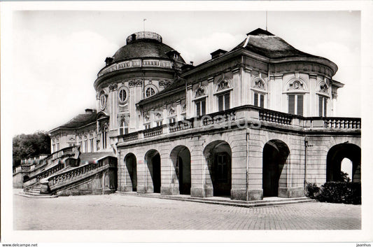 Schloss Solitude bei Stuttgart - castle - old postcard - Germany - unused - JH Postcards