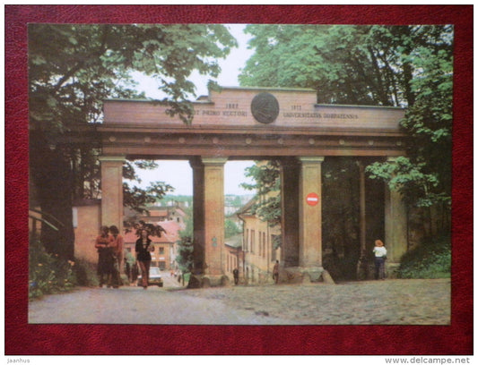 Angel Bridge on Dome Hill - Tartu - 1978 - Estonia USSR - unused - JH Postcards