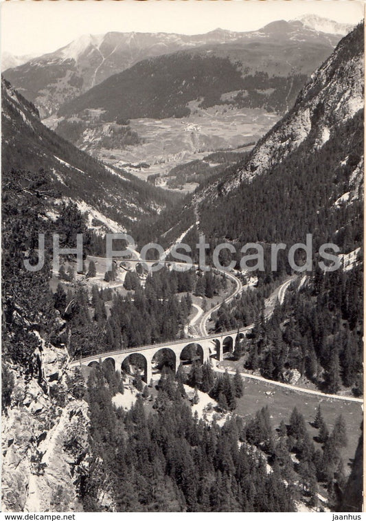 Rh Bahn Bergun Preda - 1970 - Switzerland - used - JH Postcards