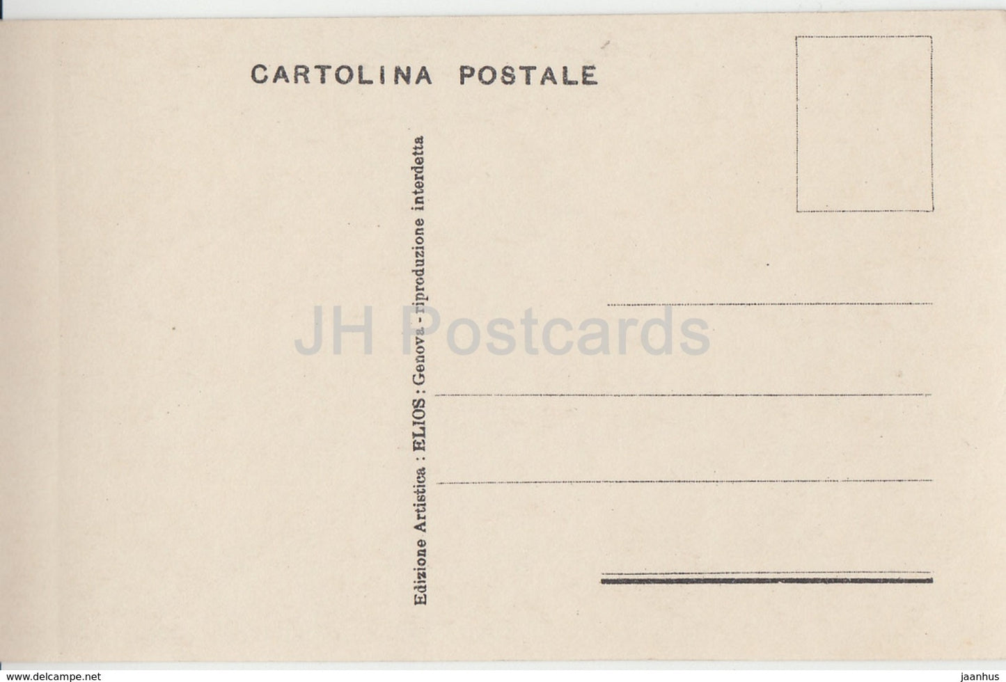 Genova - Genoa - Basilica di Carignano veduta dalla Villetta Di negro - 524 - old postcard - Italy - unused