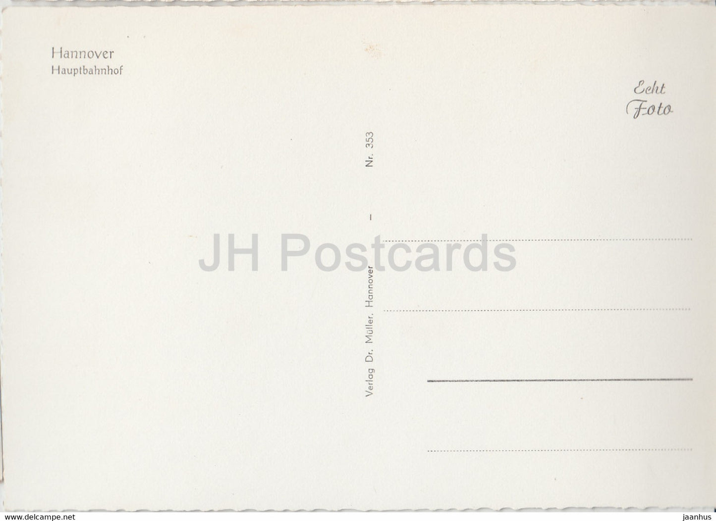 Hannover - Hauptbahnhof - car - bus - Germany - unused