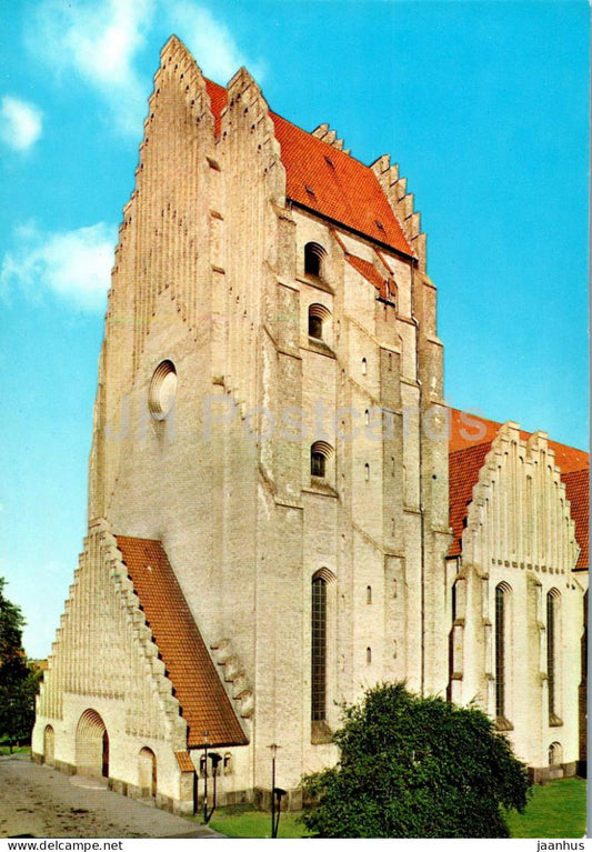 Copenhagen - Kobenhavn - Grundtvigskirken pa Bispebjerg - Grundtvigs church at Bispebjerg - T 93 - Denmark - used - JH Postcards