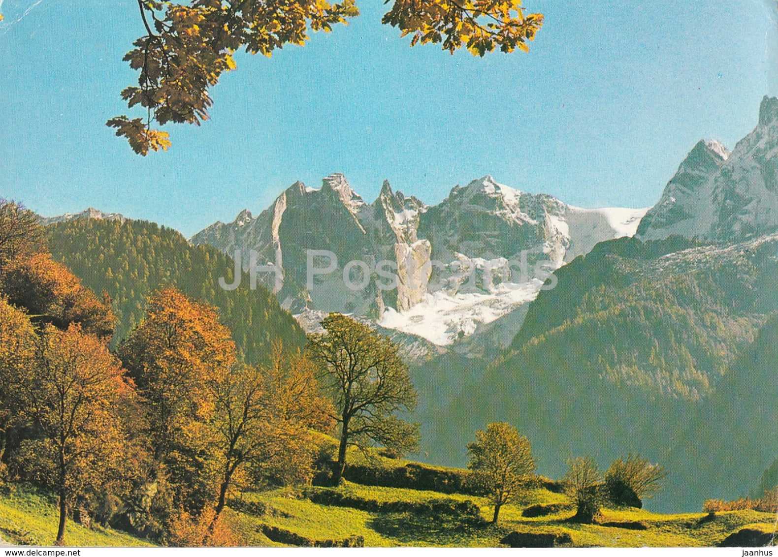 Piz Cengalo und Scioragruppe - Switzerland - unused - JH Postcards