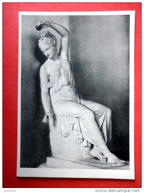 Spinner by Rudolph Schadow - sculpture - german art - unused - JH Postcards