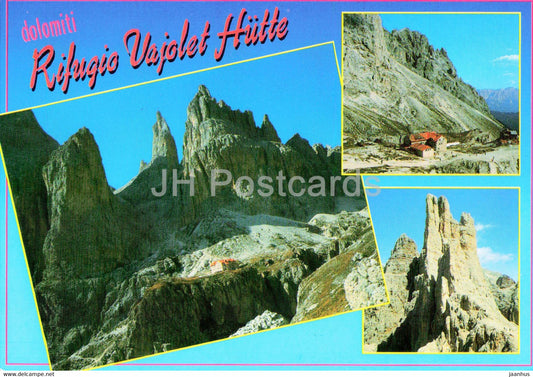 Rifugio Vajolet Hutte - Dolomiti - Gruppo del Catinaccio - Italy - unused - JH Postcards