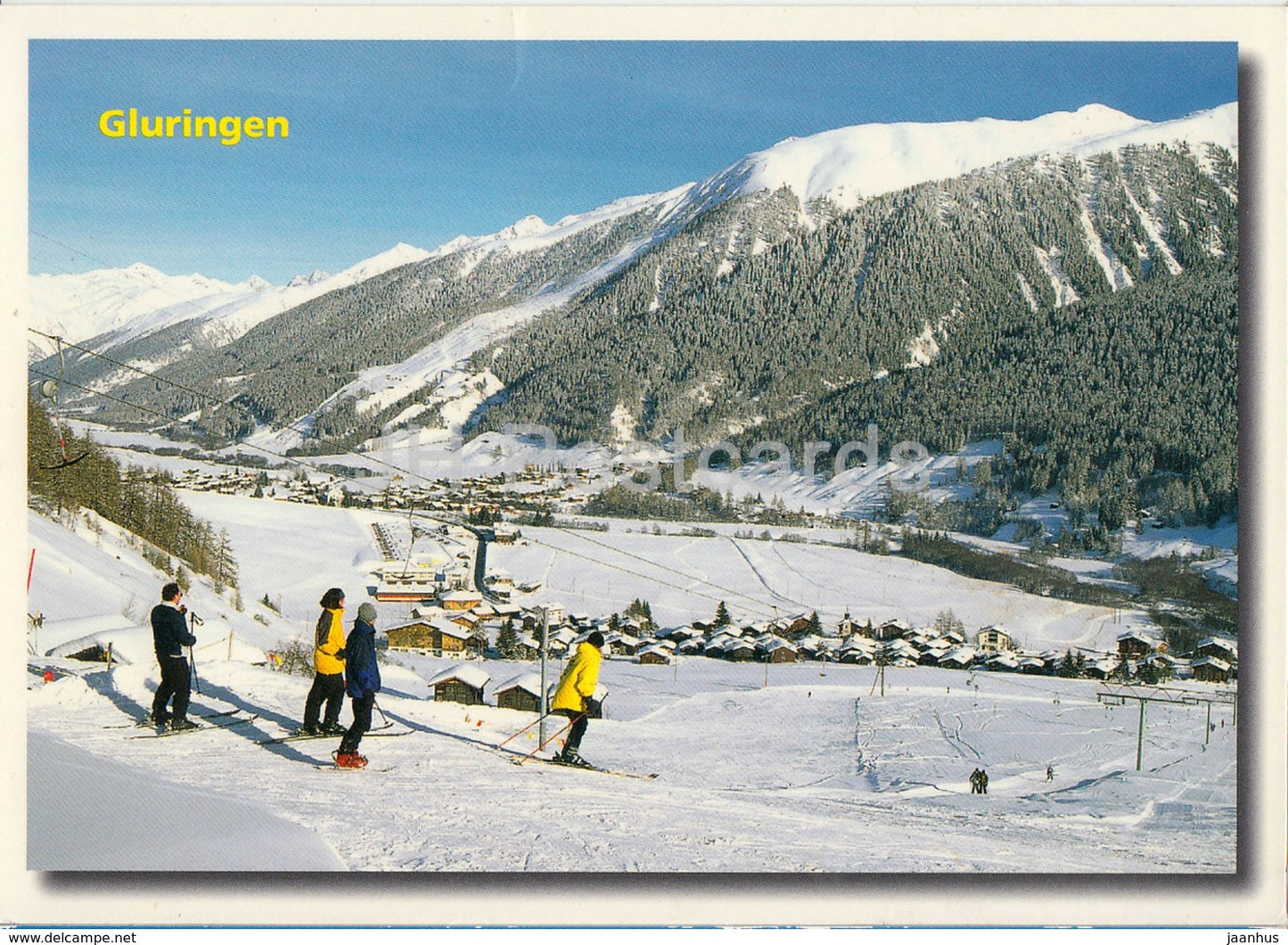 Gluringen 1336 m - ski resort - skiing - 43977 - 2010 - Switzerland - used - JH Postcards