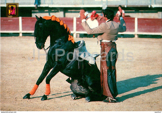 Corrida de Toros - Rejoneador - bullfight - animals - horse - 40 - Spain - used - JH Postcards