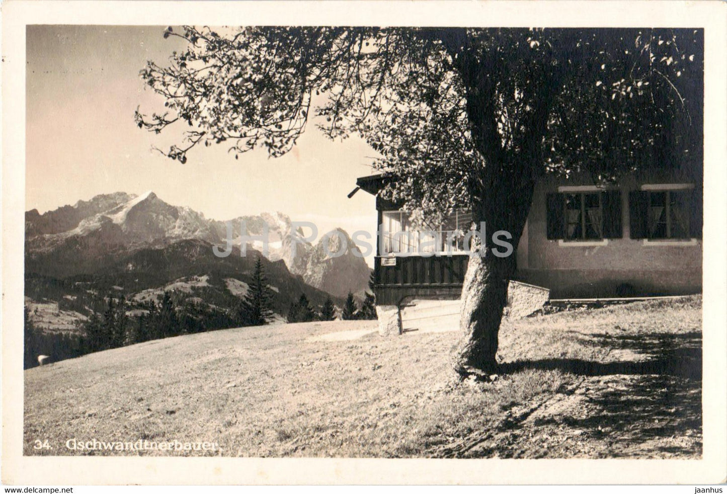 Gschwandtnerbauer - 34 - old postcard - 1927 - Germany - used - JH Postcards