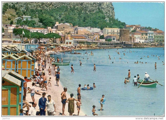 Spiaggia - Mondello - Palermo - Sicilia - 1289 - Italia - Italy - unused - JH Postcards