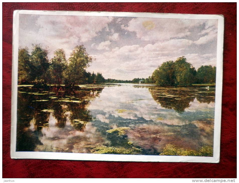 Gatchina town - white lake - philately card - 1952 - Russia - USSR - unused - JH Postcards