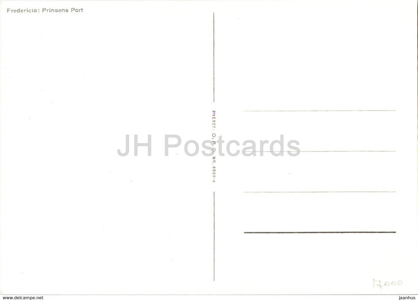 Fredericia - Prinsens Port - Denmark - unused