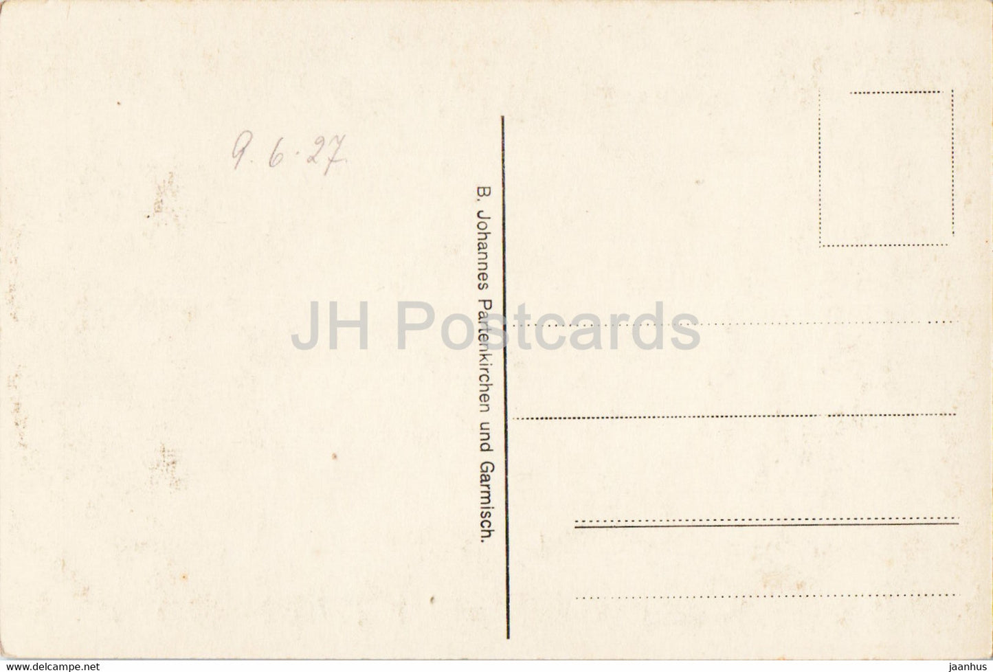 Gschwandtnerbauer - 34 - carte postale ancienne - 1927 - Allemagne - utilisé