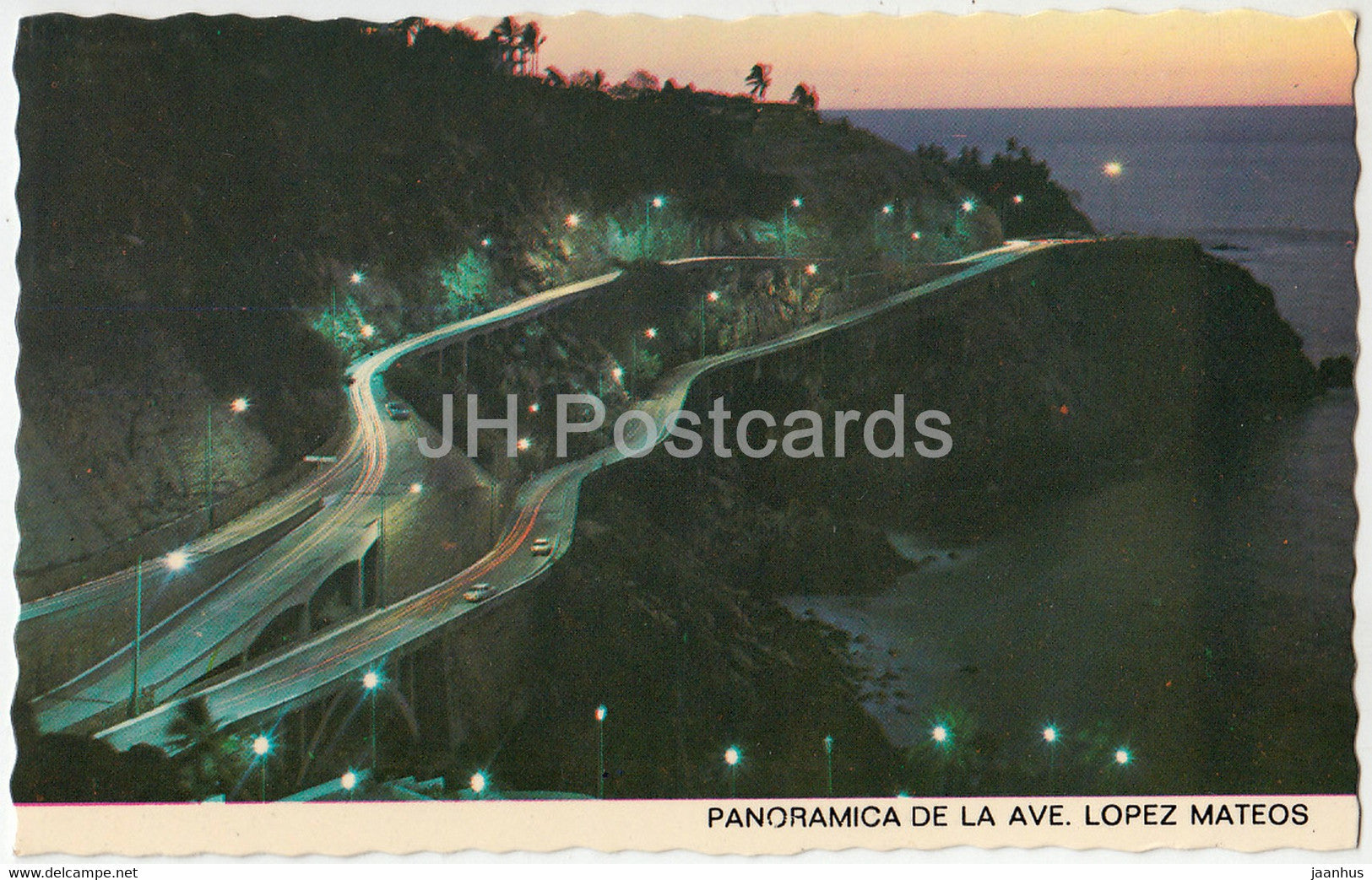 Panorama de la Ave. Lopez Mateos - Mexico - unused - JH Postcards