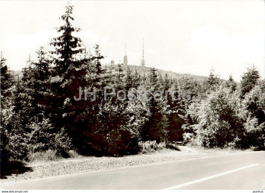 Tabarz - Blick zum Inselsberg - Germany DDR - unused - JH Postcards