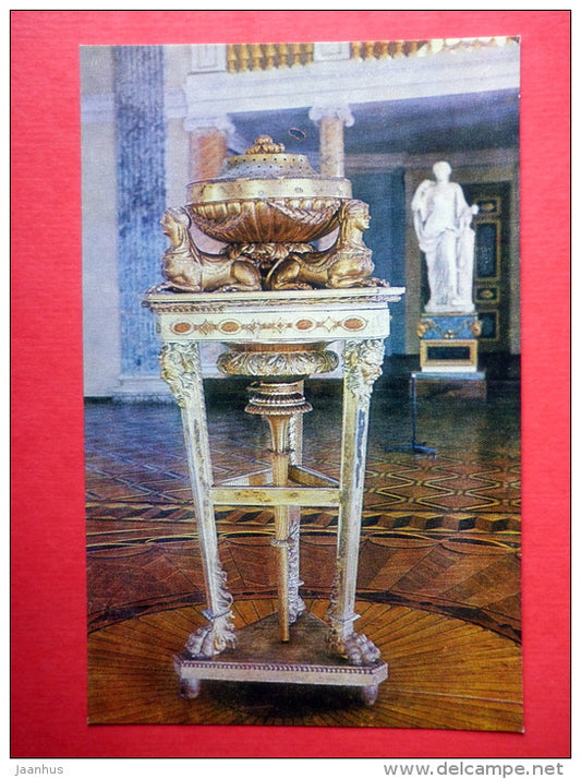 The Censers , gelded carved wood , 1790s - Ostankino - 1976 - Russia USSR - unused - JH Postcards