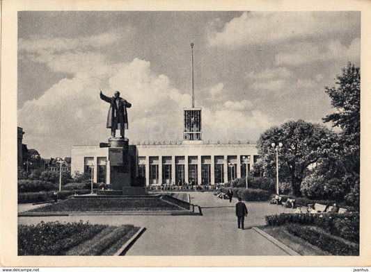 Leningrad - St. Petersburg - Lenin Square - monument - 1963 - Russia USSR - unused - JH Postcards