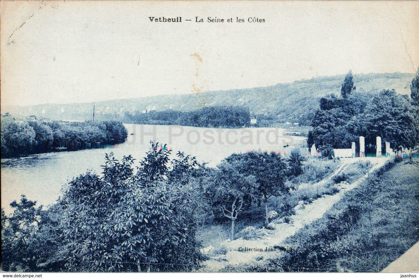 Vetheuil - La Seine et les Cotes - old postcard - 1923 - France - used - JH Postcards