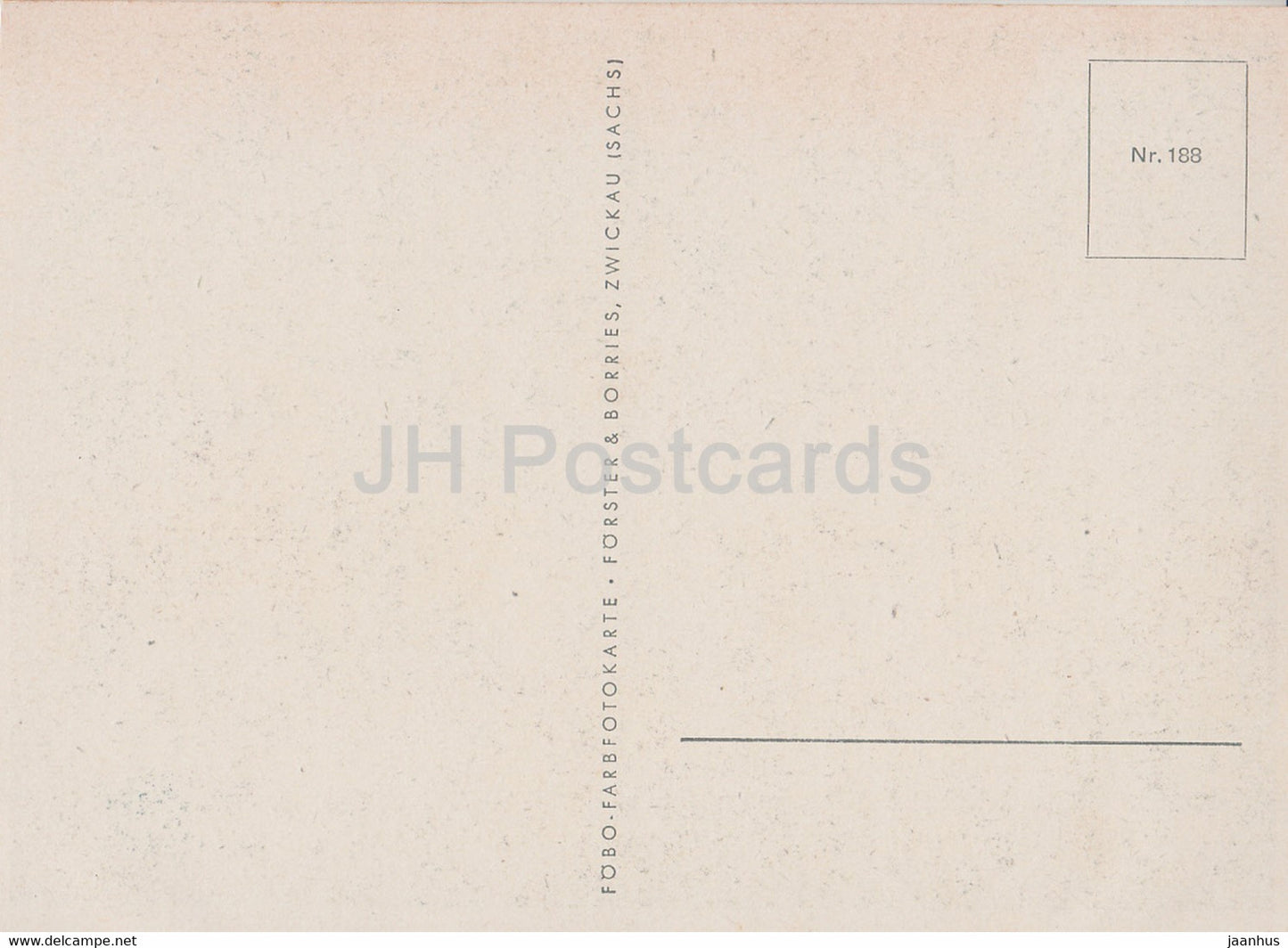 Zwickau (Sachs) - 188 - Germany - unused