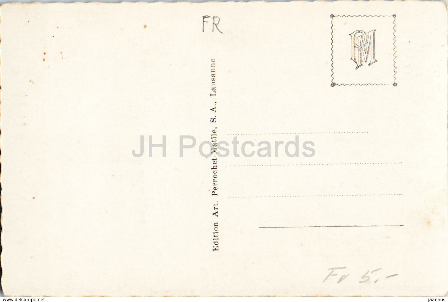 Interieur a Gruyeres - 12581 - carte postale ancienne - Suisse - inutilisée