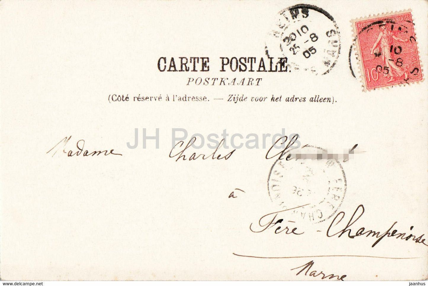 Dinant - Grotte de Montfat - alte Postkarte - 1905 - Belgien - gebraucht