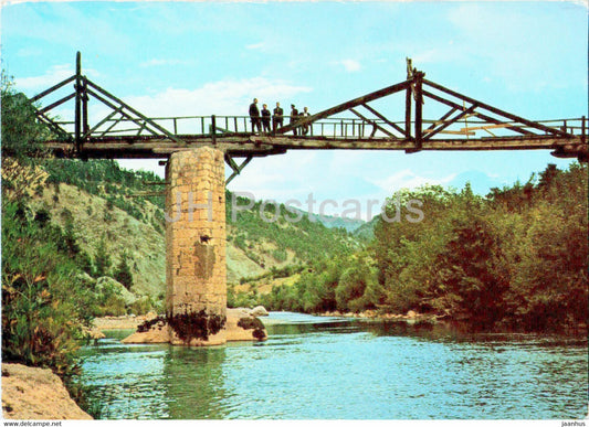 Ermenek Konya - old bridge - Keskin - 1976 - Turkey - used - JH Postcards