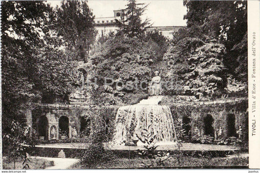 Tivoli - Villa d'Este - Fontana dell'Ovato - 212 - old postcard - Italy - unused - JH Postcards