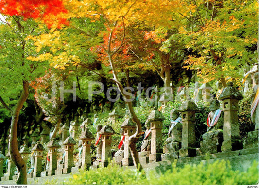 Toyama - Temple Cemetery - Japan - used - JH Postcards
