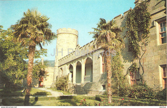 Shuvalovsky housing - Alupka Palace Museum - Crimea - 1990 - Ukraine USSR - unused - JH Postcards