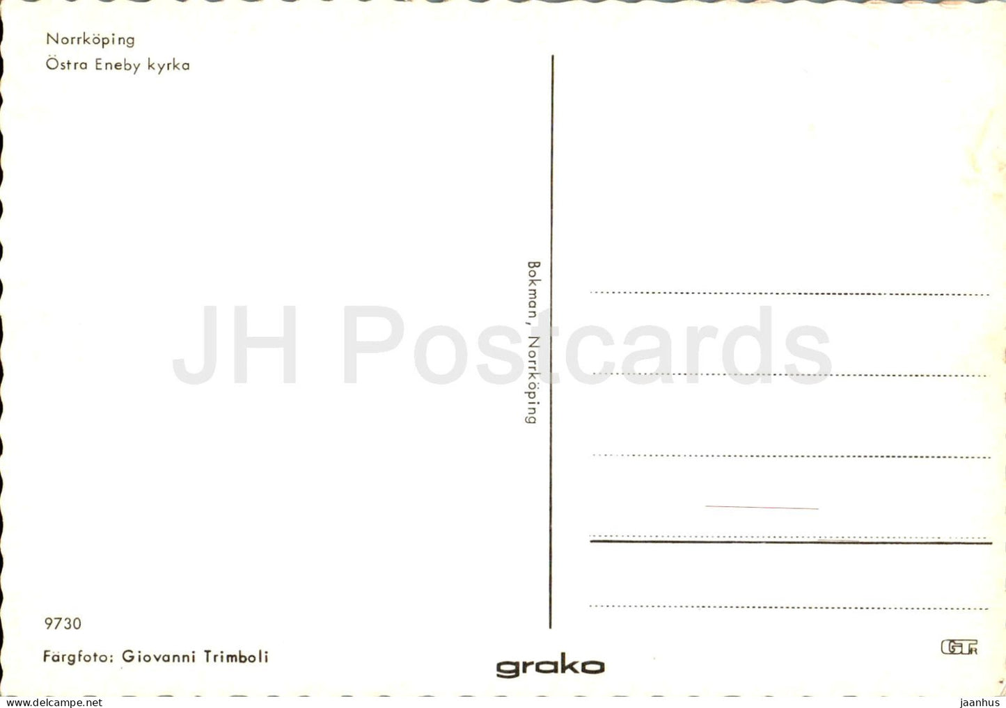 Norrkoping - Ostra Eneby Kyrka - église - 9730 - Suède - inutilisé 