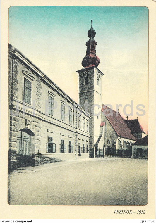 Pezinok 1918 - 1 - REPRODUCTION - 1998 - Slovakia - used - JH Postcards
