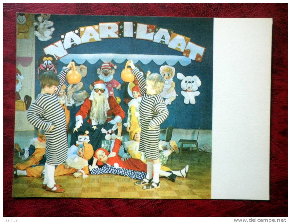 New Year - Children - Estonia - USSR - 1983 - unused - JH Postcards