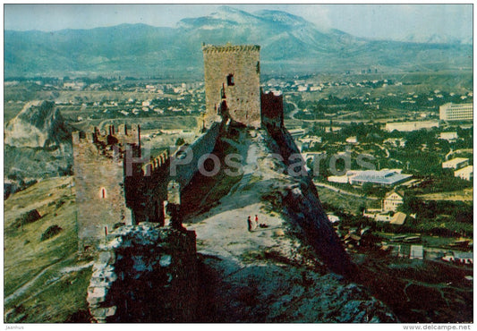 Genoese Fortress - Sudak - Crimea - 1970 - Ukraine USSR - unused - JH Postcards