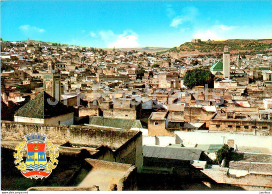 Fes - Fez - General view of the Old City - 2563 - 1985 - Morocco - used - JH Postcards